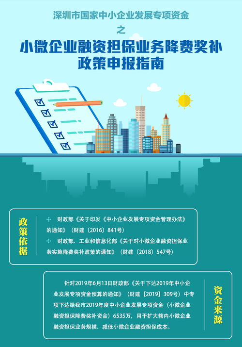 圖解 深圳市國(guó)家中小企業(yè)發(fā)展專項(xiàng)資金小微企業(yè)融資擔(dān)保業(yè)務(wù)降費(fèi)獎(jiǎng)補(bǔ)政策申報(bào)指南